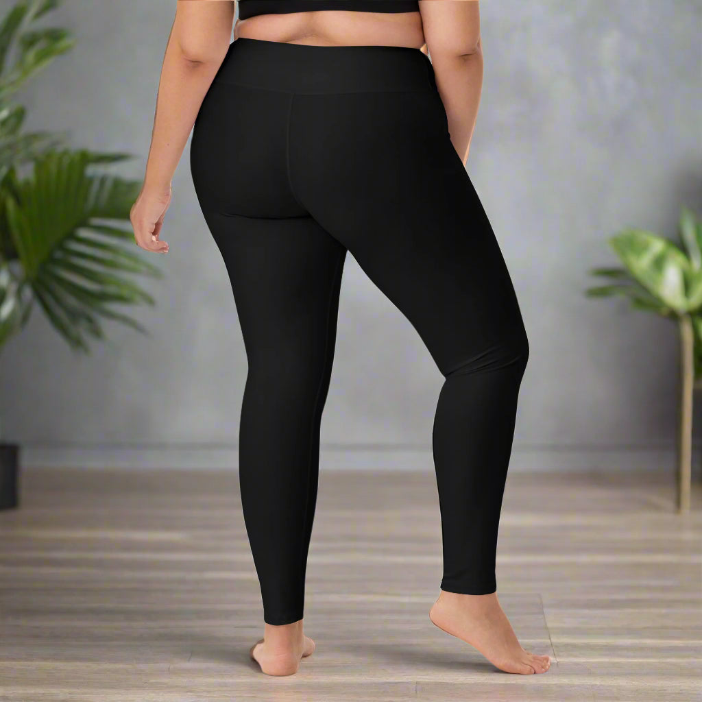 GT4L Women's Black Yoga Leggings, view 9