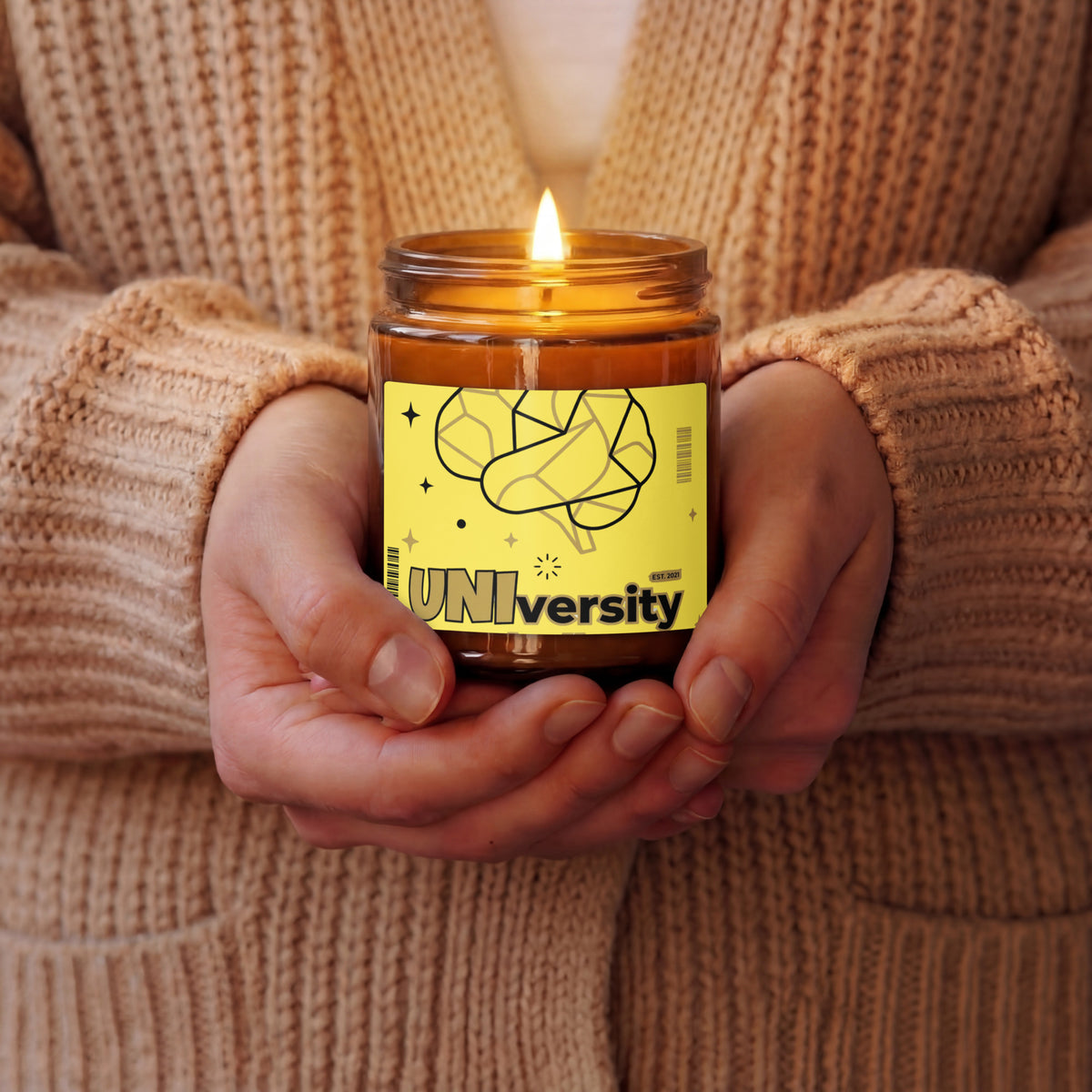 GT4L Student Wellbeing Amber Jar Soy Candle, view 23