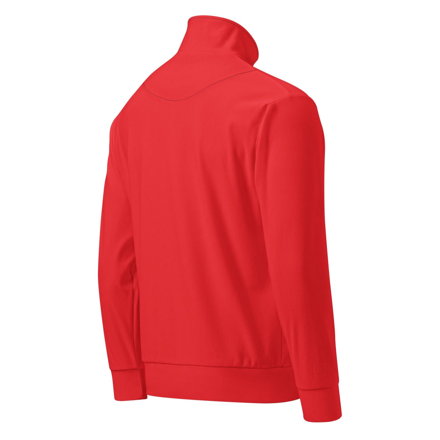 GT4L Men's Recycled Track Jacket Red | Brushed Fleece Zip Jacket | UK