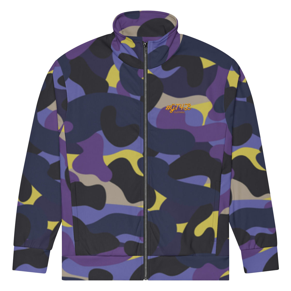 GT4L Men's Recycled Airborne Track Jacket | Brushed Fleece Zip Jacket | UK