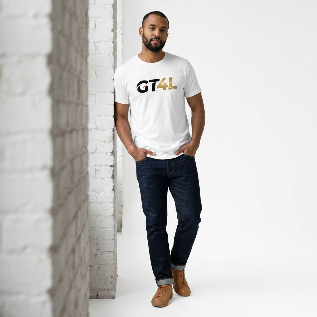 GT4L Men's Lion Print T-Shirt, view 5