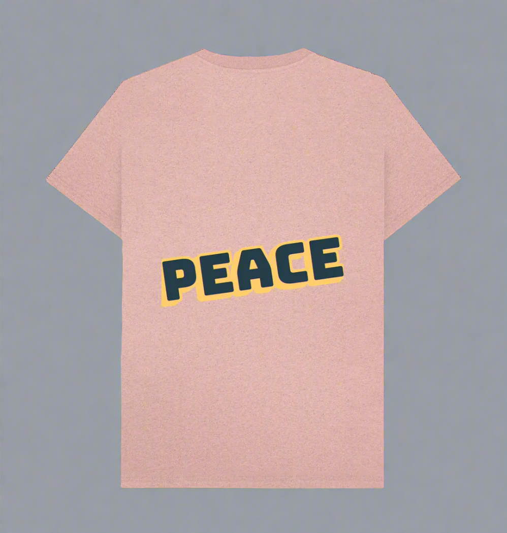 Sunset Pink Recycled Printed T-Shirt