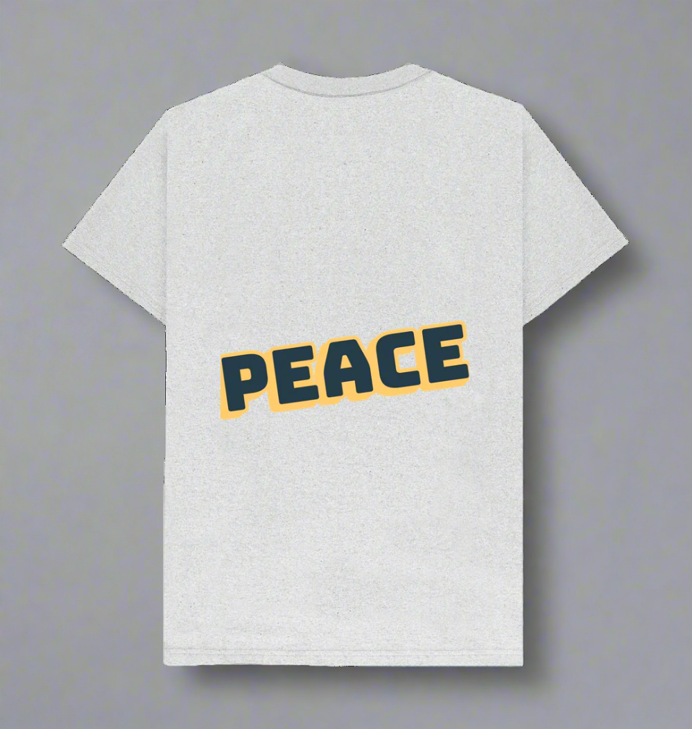 Grey Recycled Printed T-Shirt