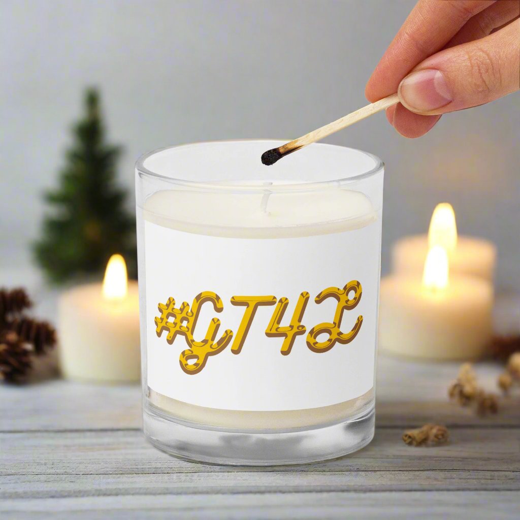 GT4L Glass Jar Soy Wax Candle, view 3
