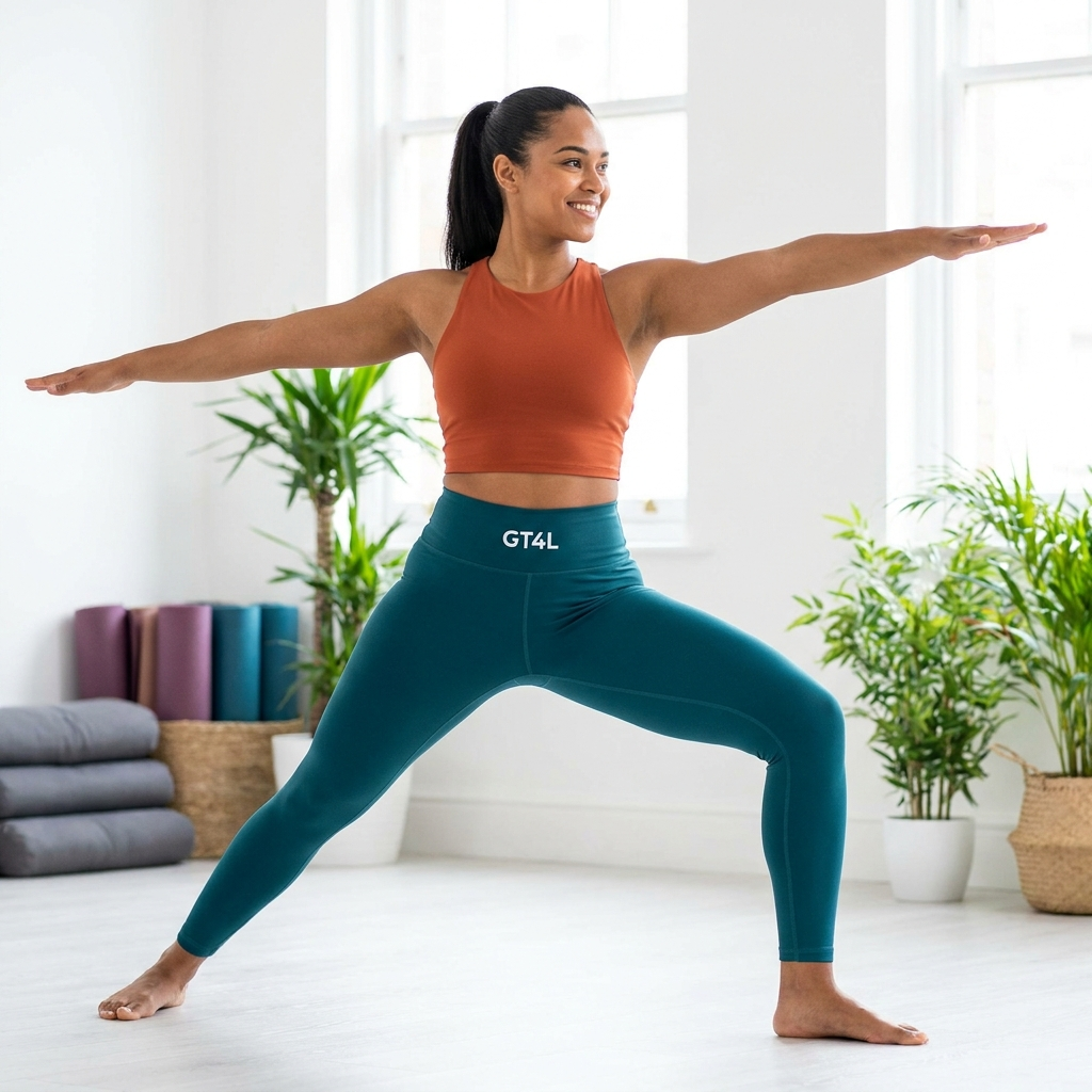 GT4L Women's Light Pink Leggings | Four-Way Stretch | UPF 50+ Activewear UK