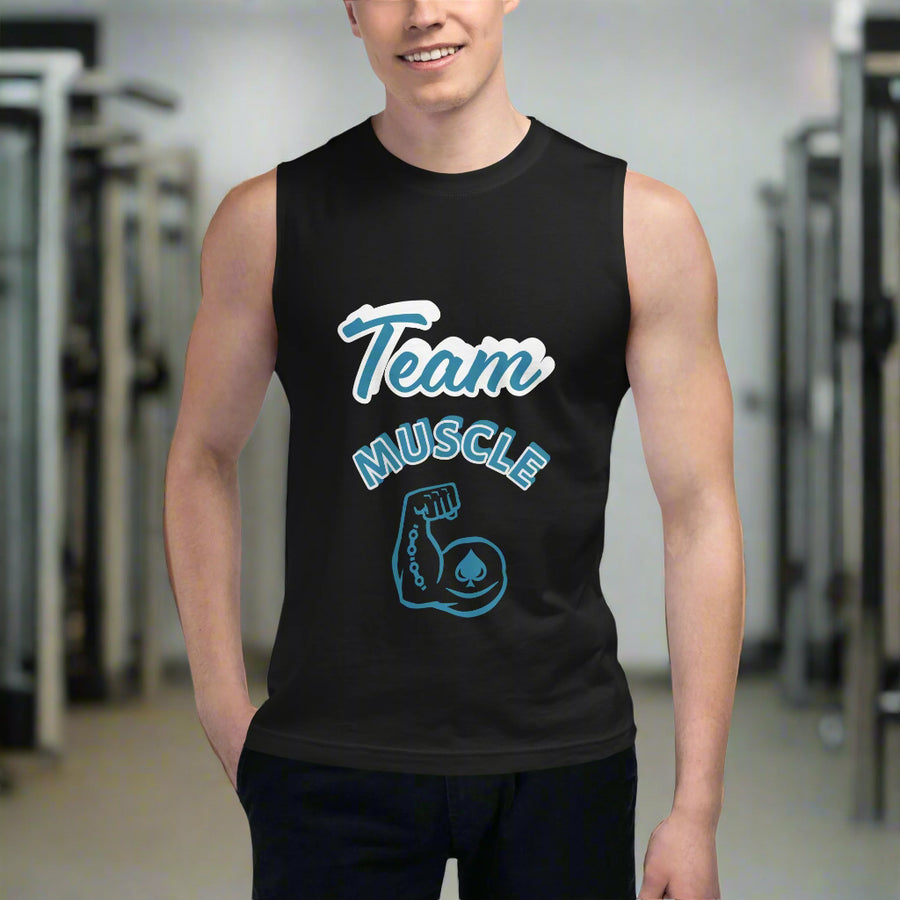GT4L Men's Black Muscle Shirt, view 6