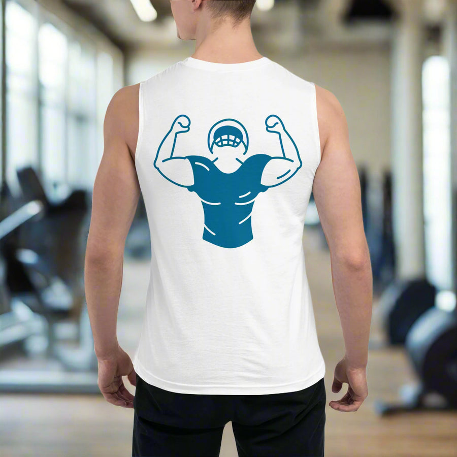 GT4L Men's Black Muscle Shirt, view 8