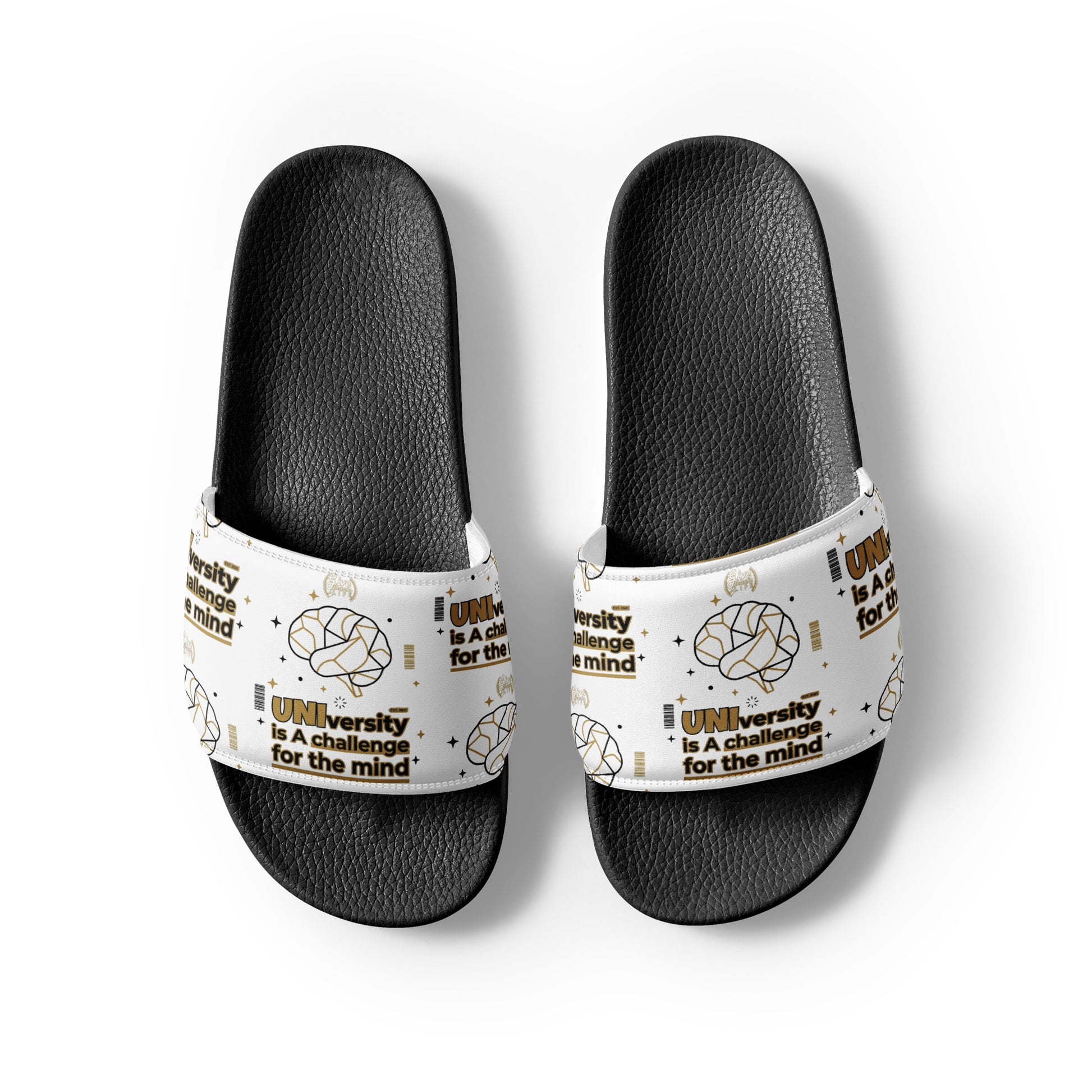 Black and white slides with 'Bobby's Place' logo on a white background