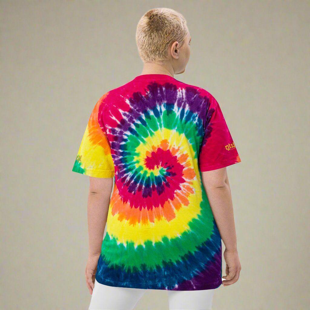 GT4L Women's Oversized Tie-Dye T-Shirt, view 12