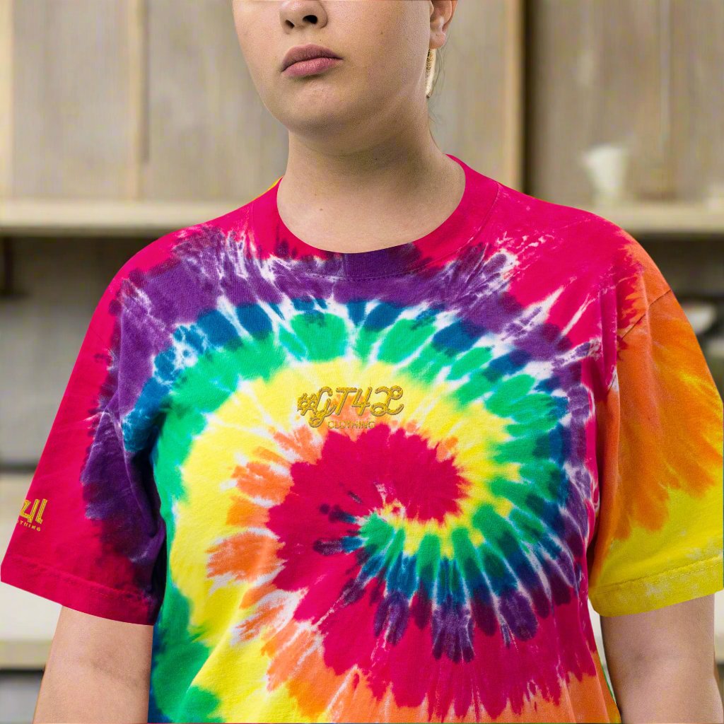 GT4L Women's Oversized Tie-Dye T-Shirt, view 13