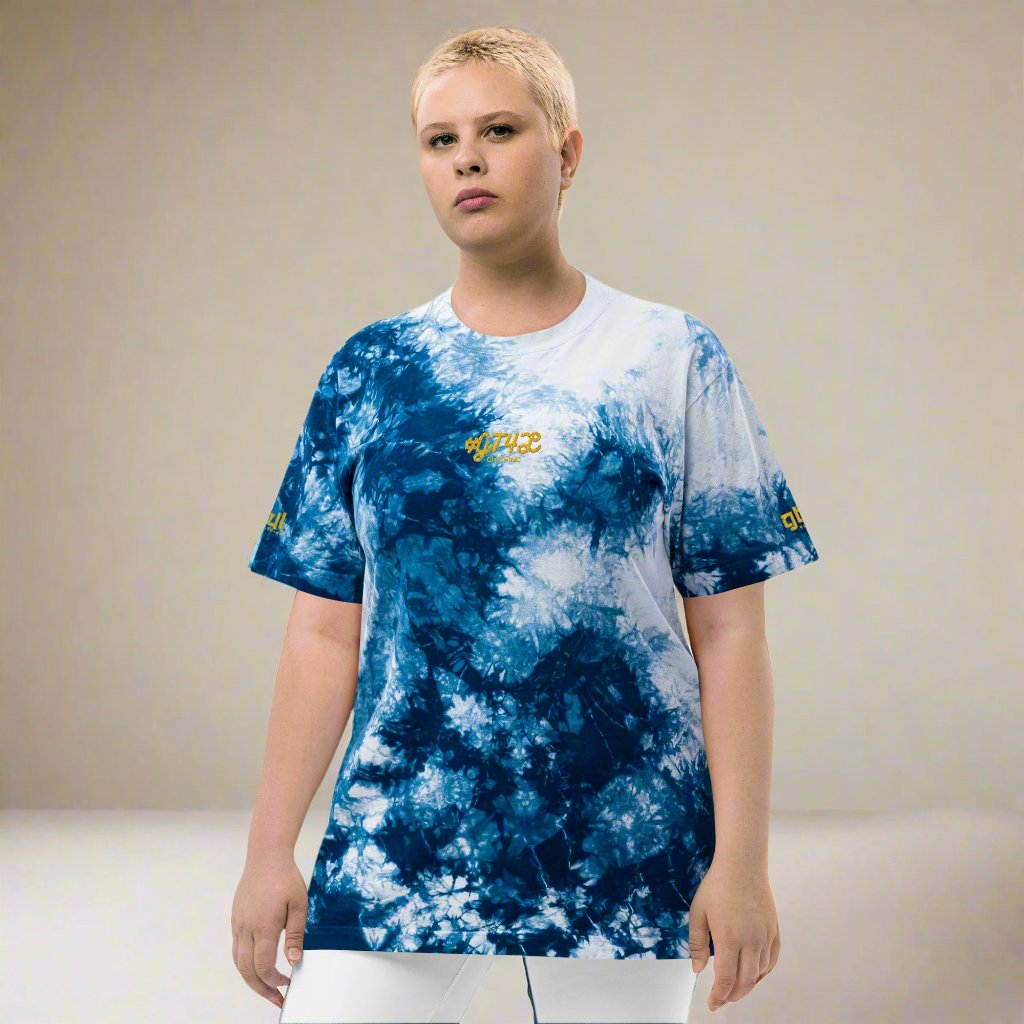 GT4L Women's Oversized Tie-Dye T-Shirt, view 5