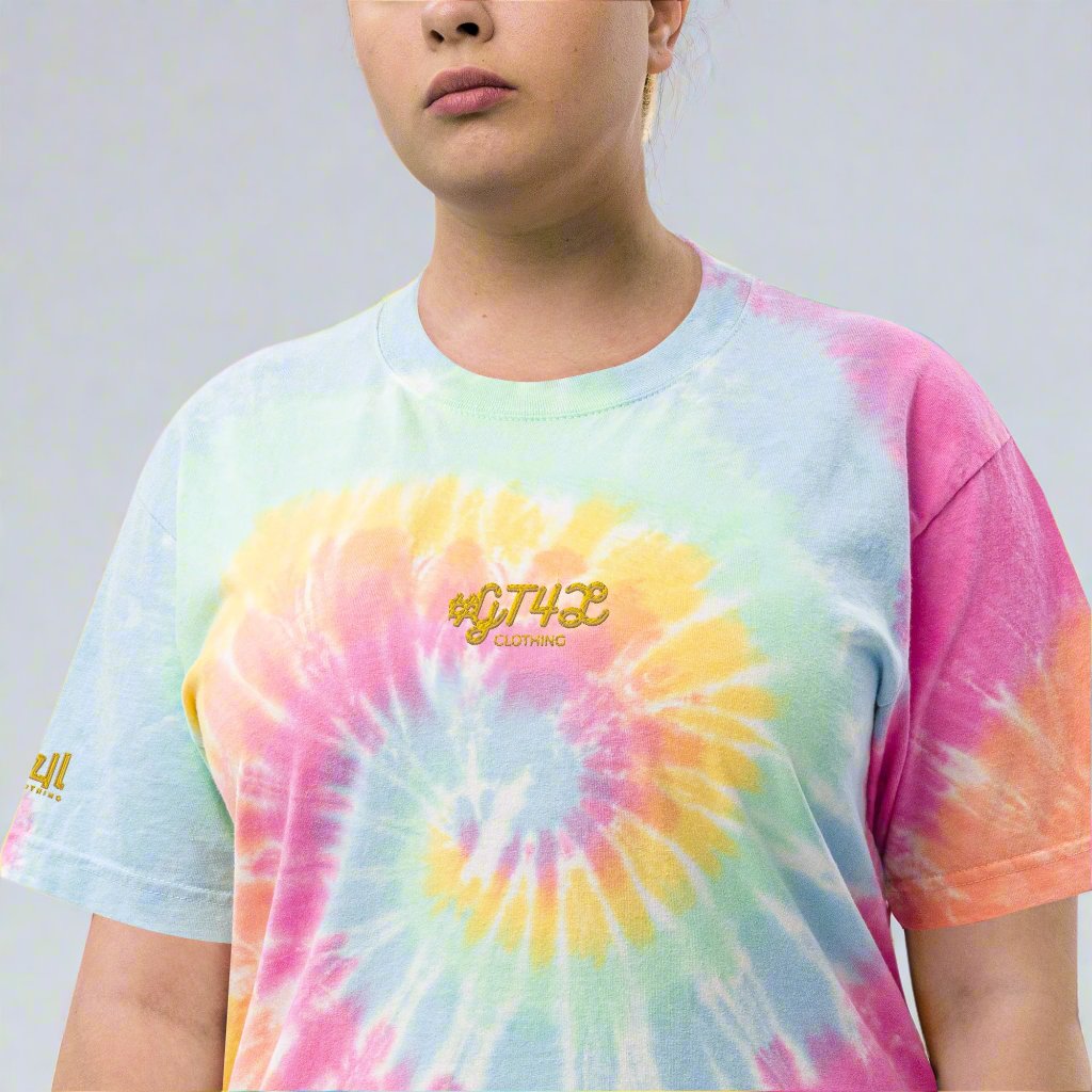 GT4L Women's Oversized Tie-Dye T-Shirt, view 11