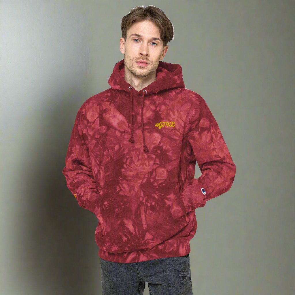 #GT4L Men's Champion Tye-Dye Hoodie. Branded Clothing and Accessories