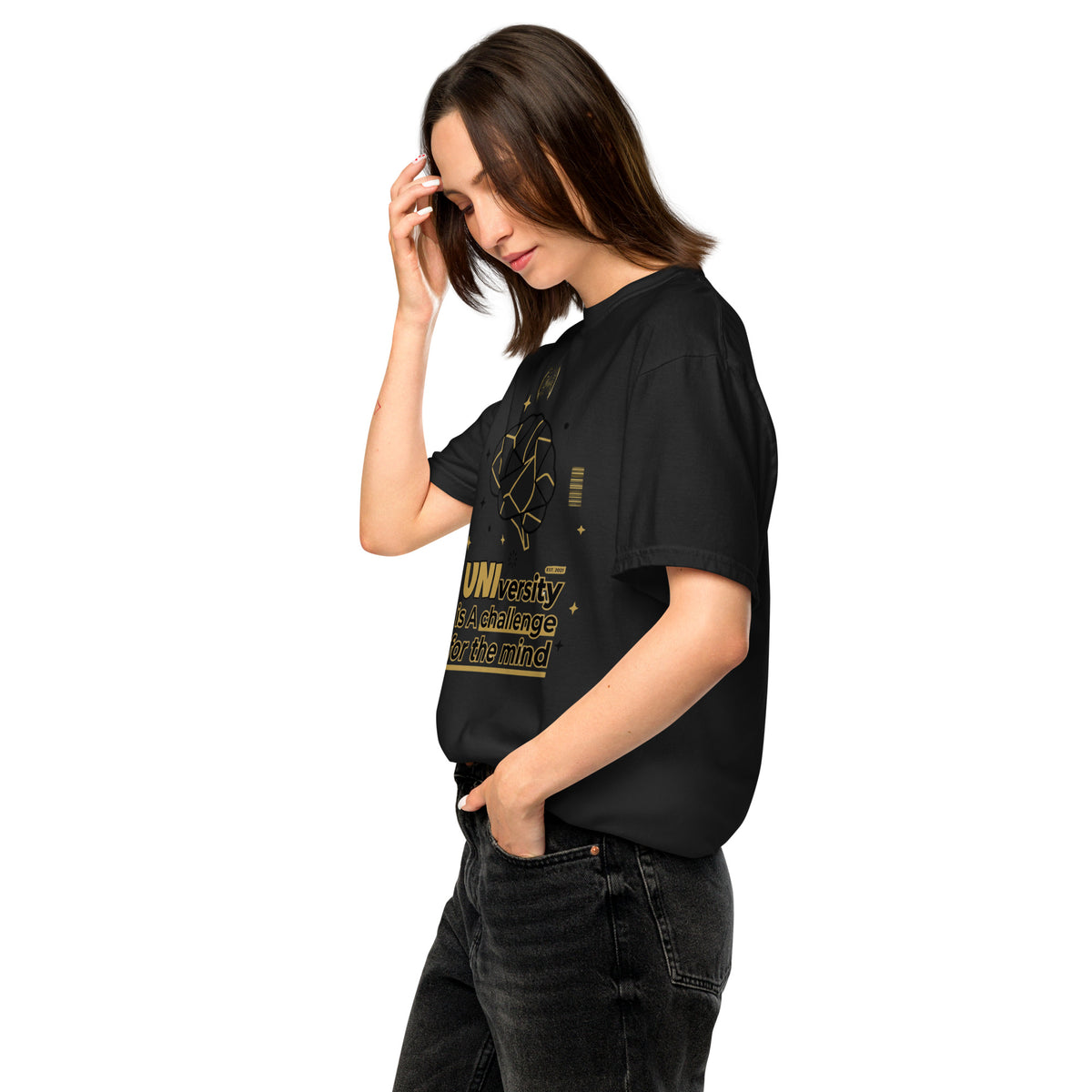 GT4L Student Wellbeing Garment-Dyed Heavyweight T-Shirt, view 17