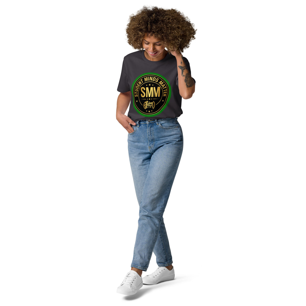 GT4L Students Minds Matter Organic Cotton T-Shirt, view 48
