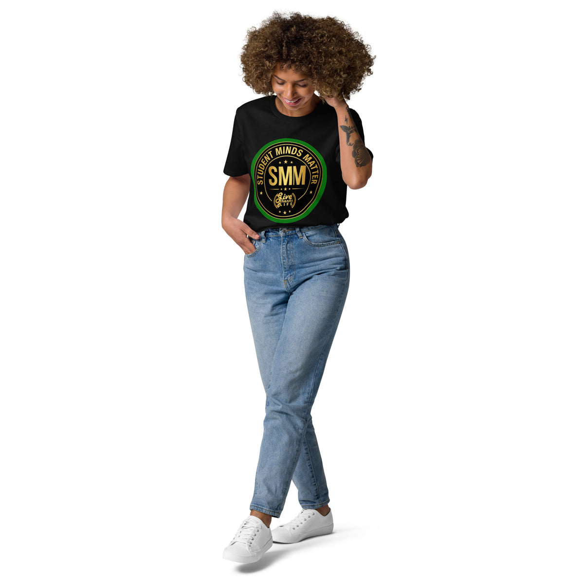 GT4L Students Minds Matter Organic Cotton T-Shirt, view 44