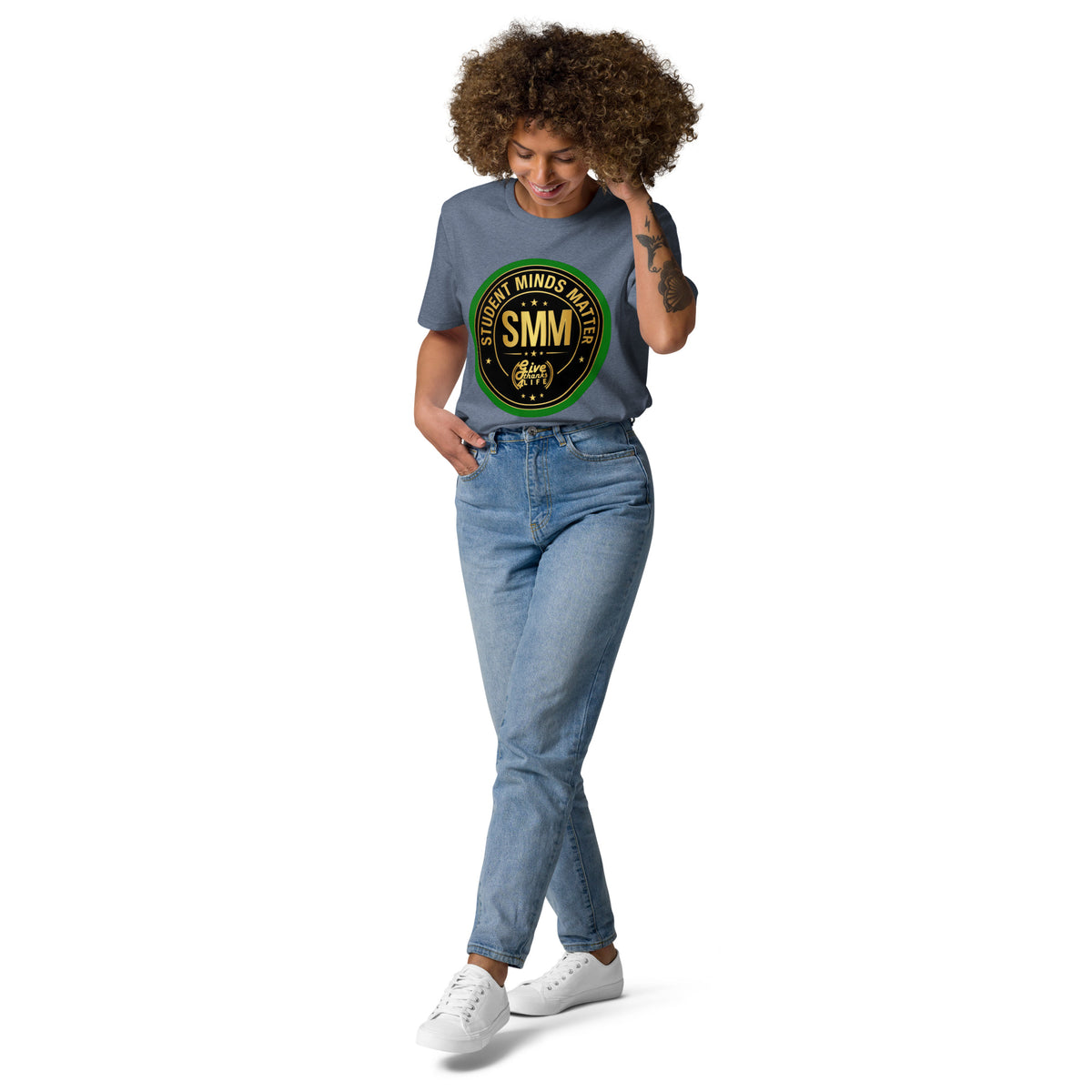 GT4L Students Minds Matter Organic Cotton T-Shirt, view 52