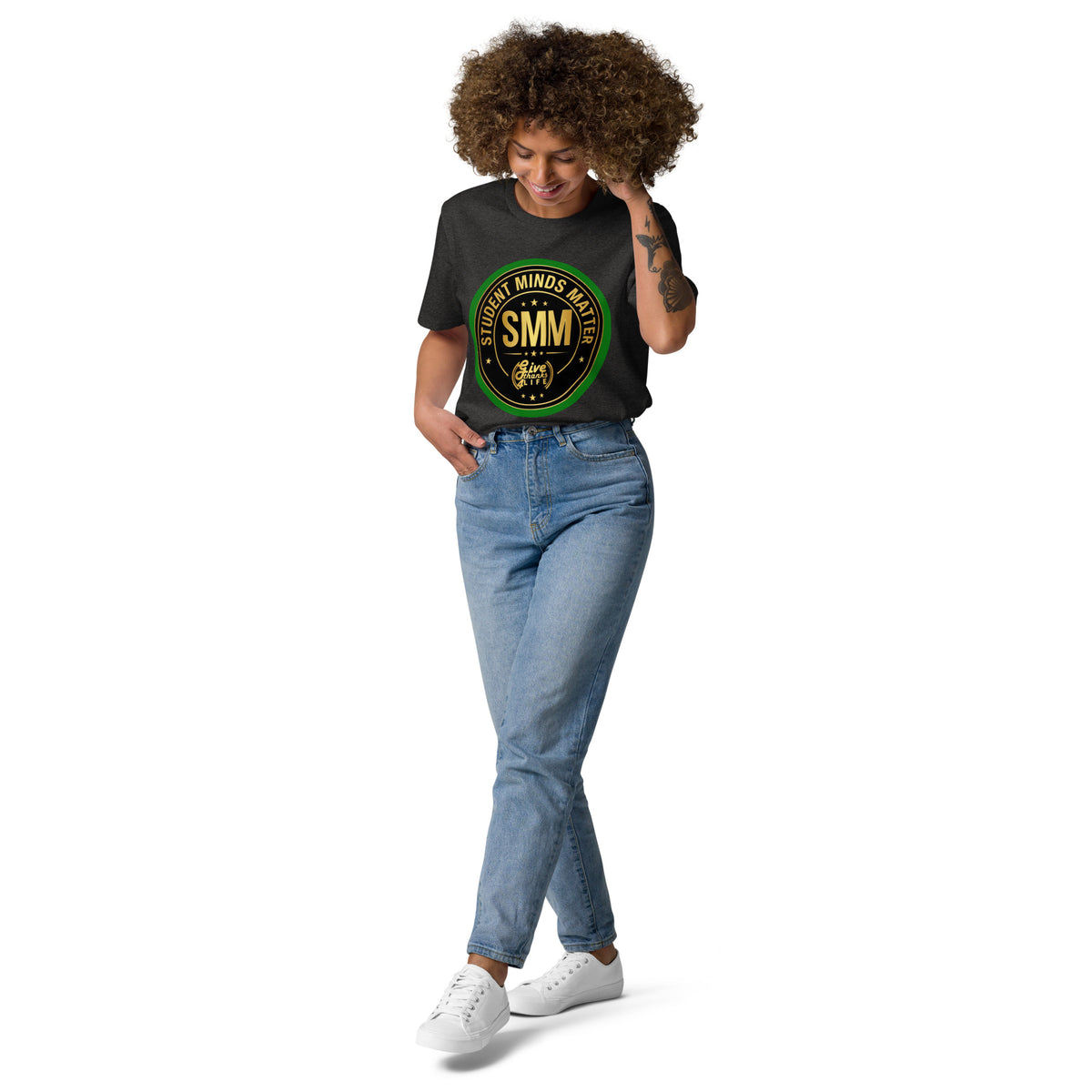 GT4L Students Minds Matter Organic Cotton T-Shirt, view 46