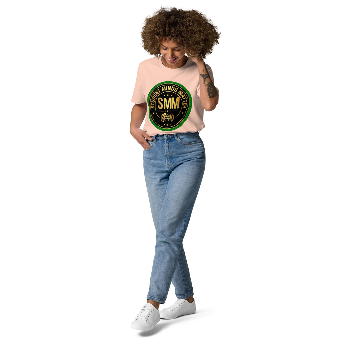 GT4L Students Minds Matter Organic Cotton T-Shirt, view 55