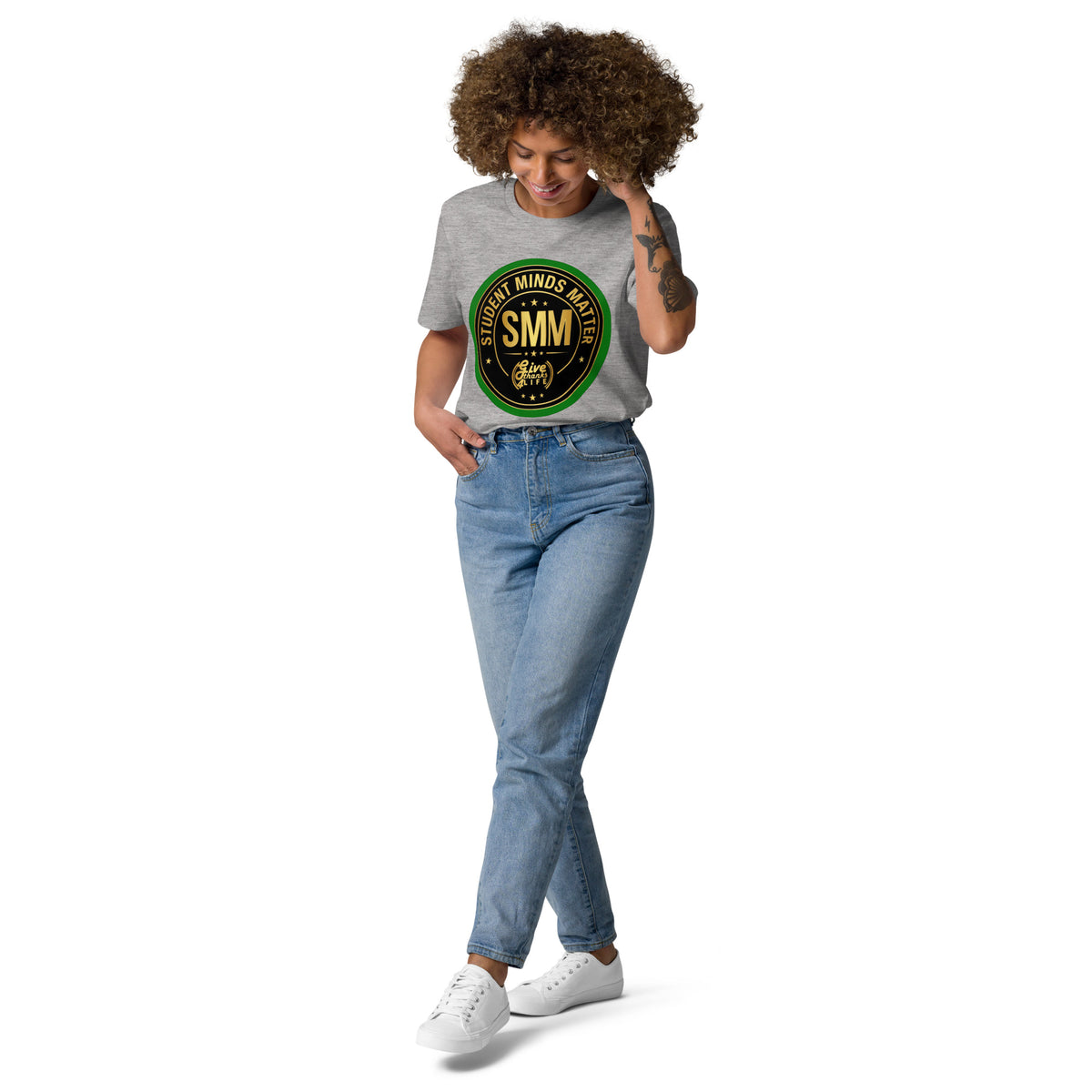 GT4L Students Minds Matter Organic Cotton T-Shirt, view 53