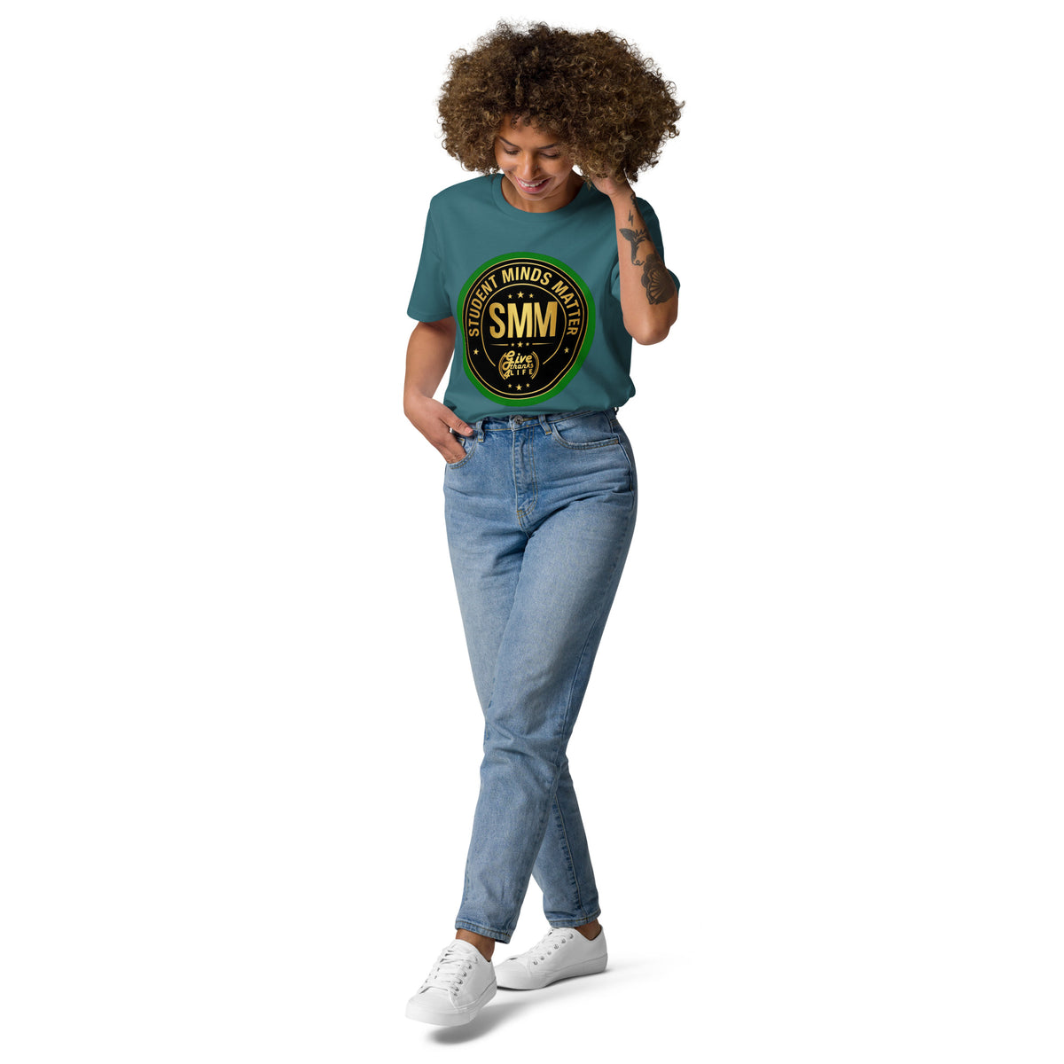 GT4L Students Minds Matter Organic Cotton T-Shirt, view 50