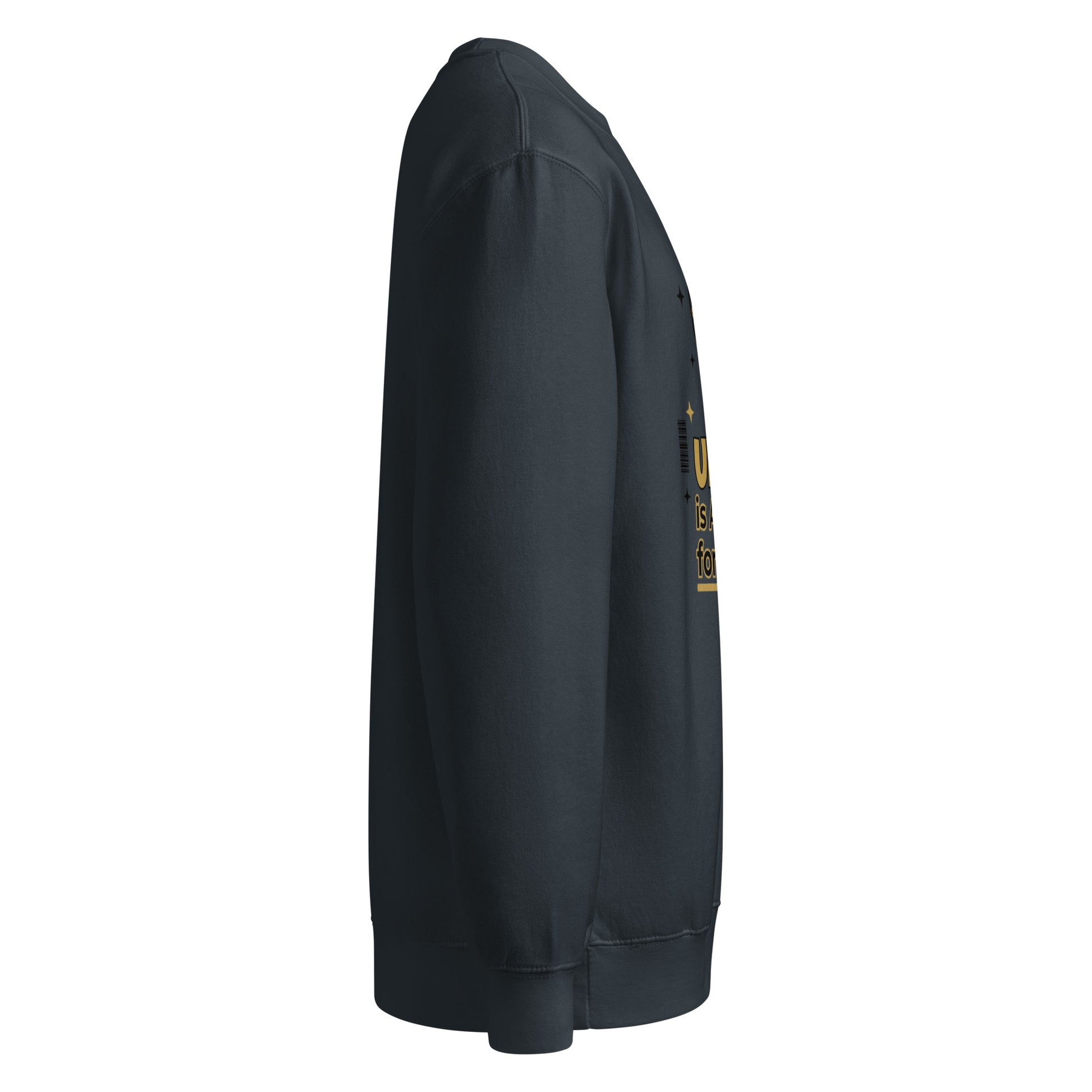 Black jacket with a small logo on the chest against a white background