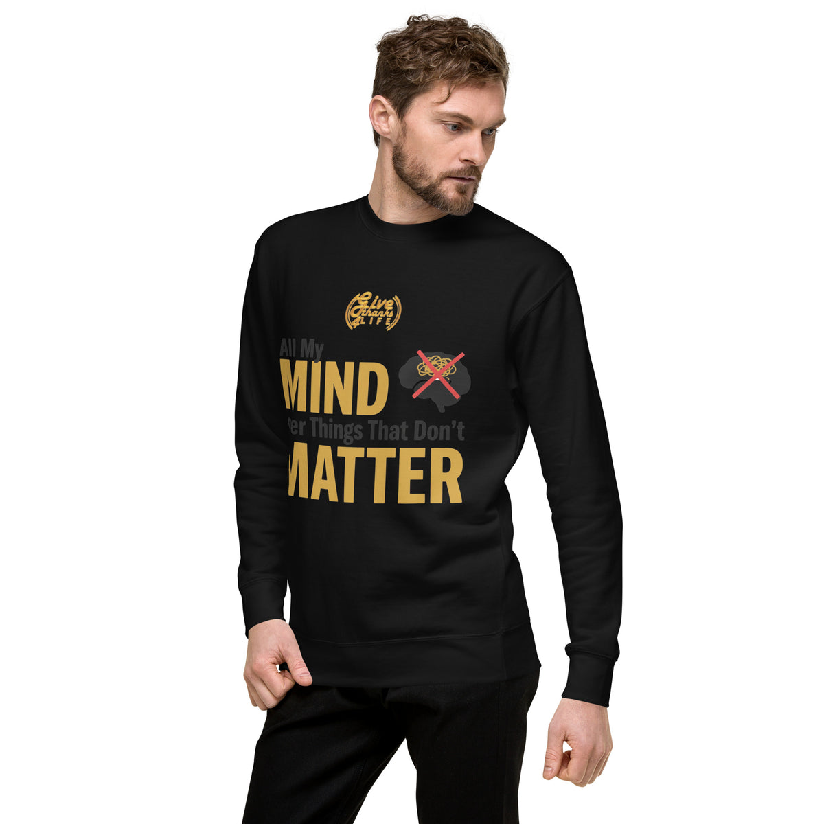 GT4L My Mind Unisex Premium Sweatshirt, view 5