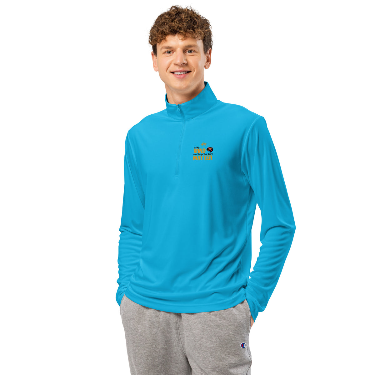 GT4L My Mind Lightweight Quarter-Zip Pullover, view 24
