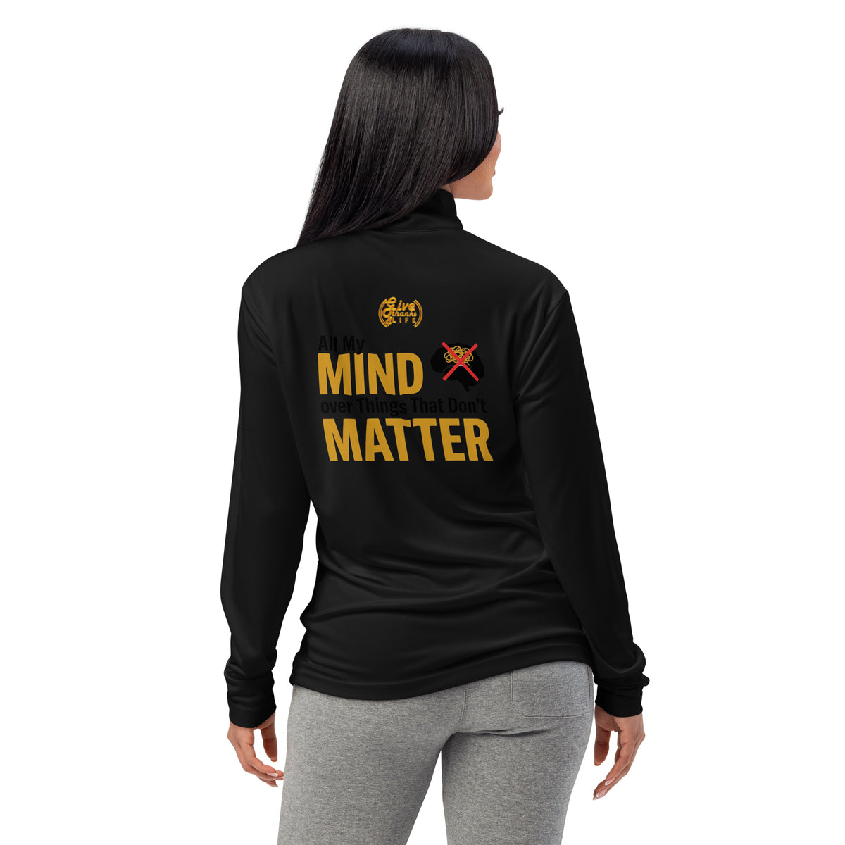 GT4L My Mind Lightweight Quarter-Zip Pullover, view 4