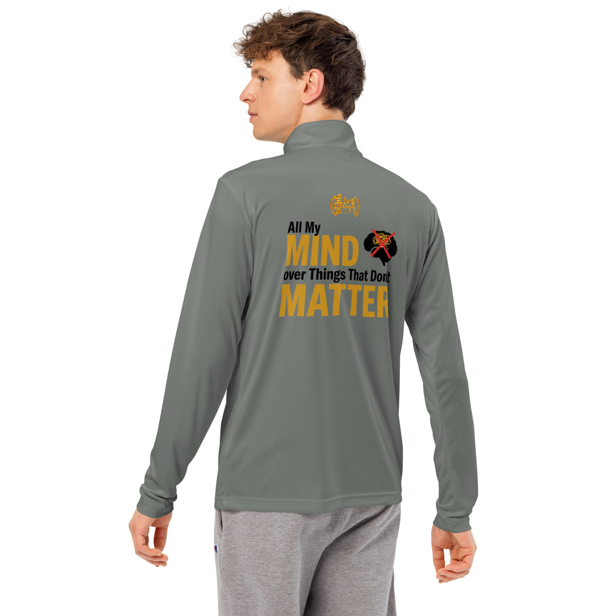GT4L My Mind Lightweight Quarter-Zip Pullover, view 23