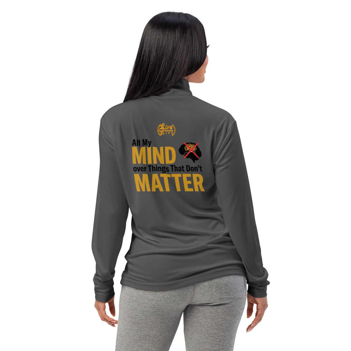 GT4L My Mind Lightweight Quarter-Zip Pullover, view 12