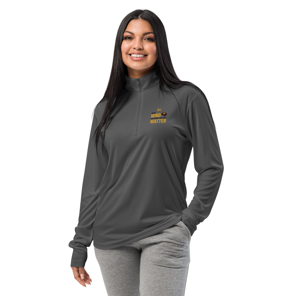 GT4L My Mind Lightweight Quarter-Zip Pullover, view 11