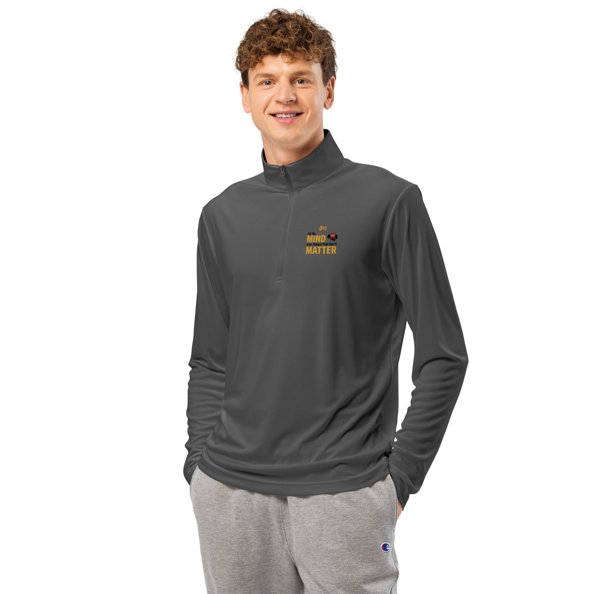 GT4L My Mind Lightweight Quarter-Zip Pullover, view 20