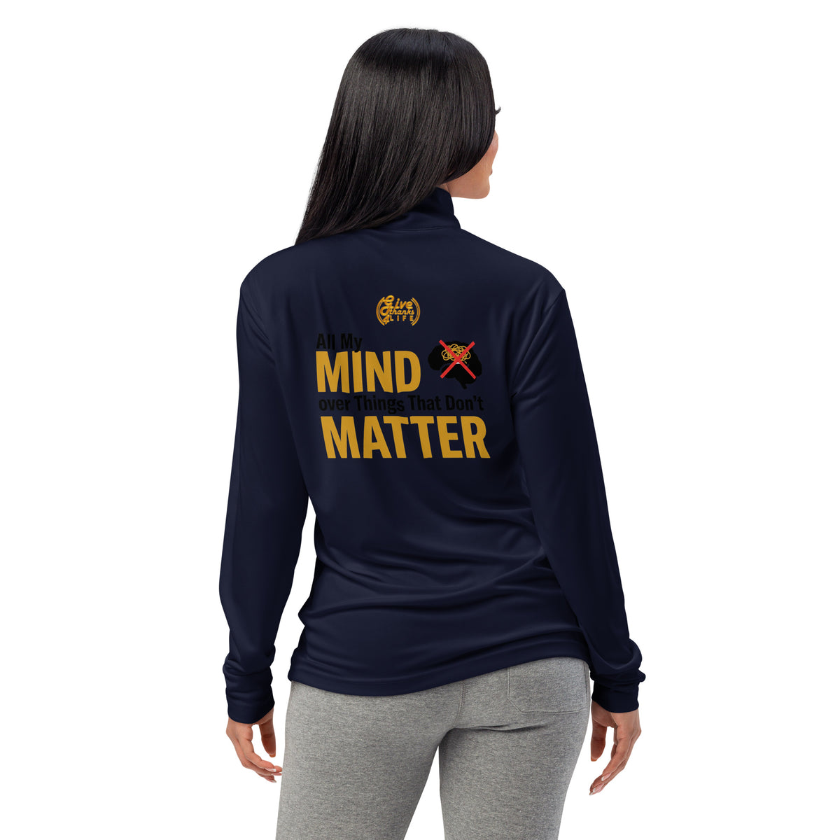 GT4L My Mind Lightweight Quarter-Zip Pullover, view 6