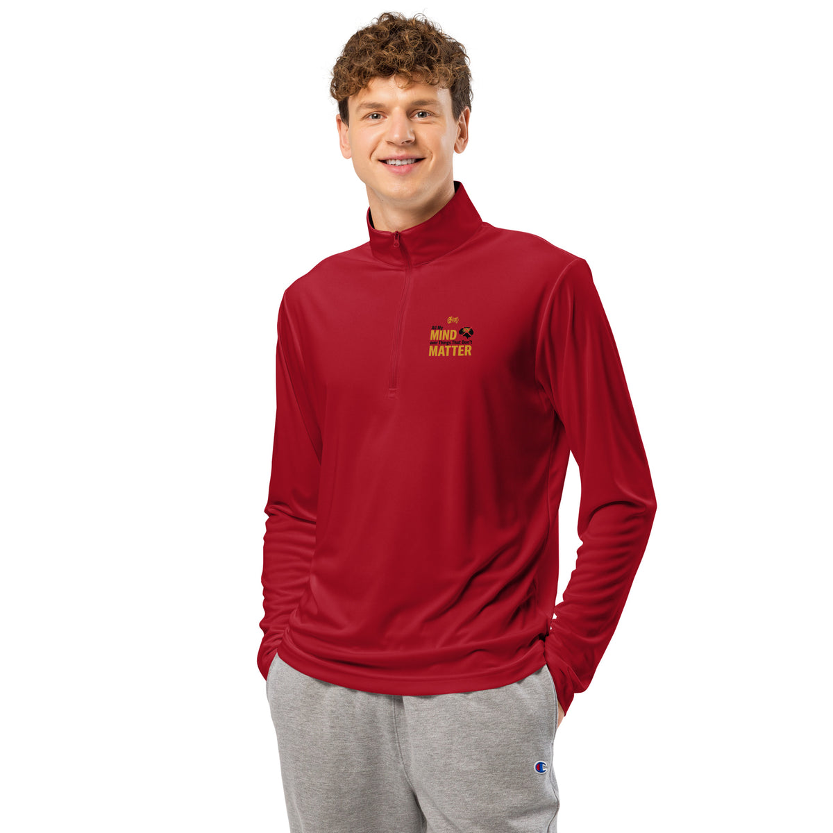GT4L My Mind Lightweight Quarter-Zip Pullover, view 16