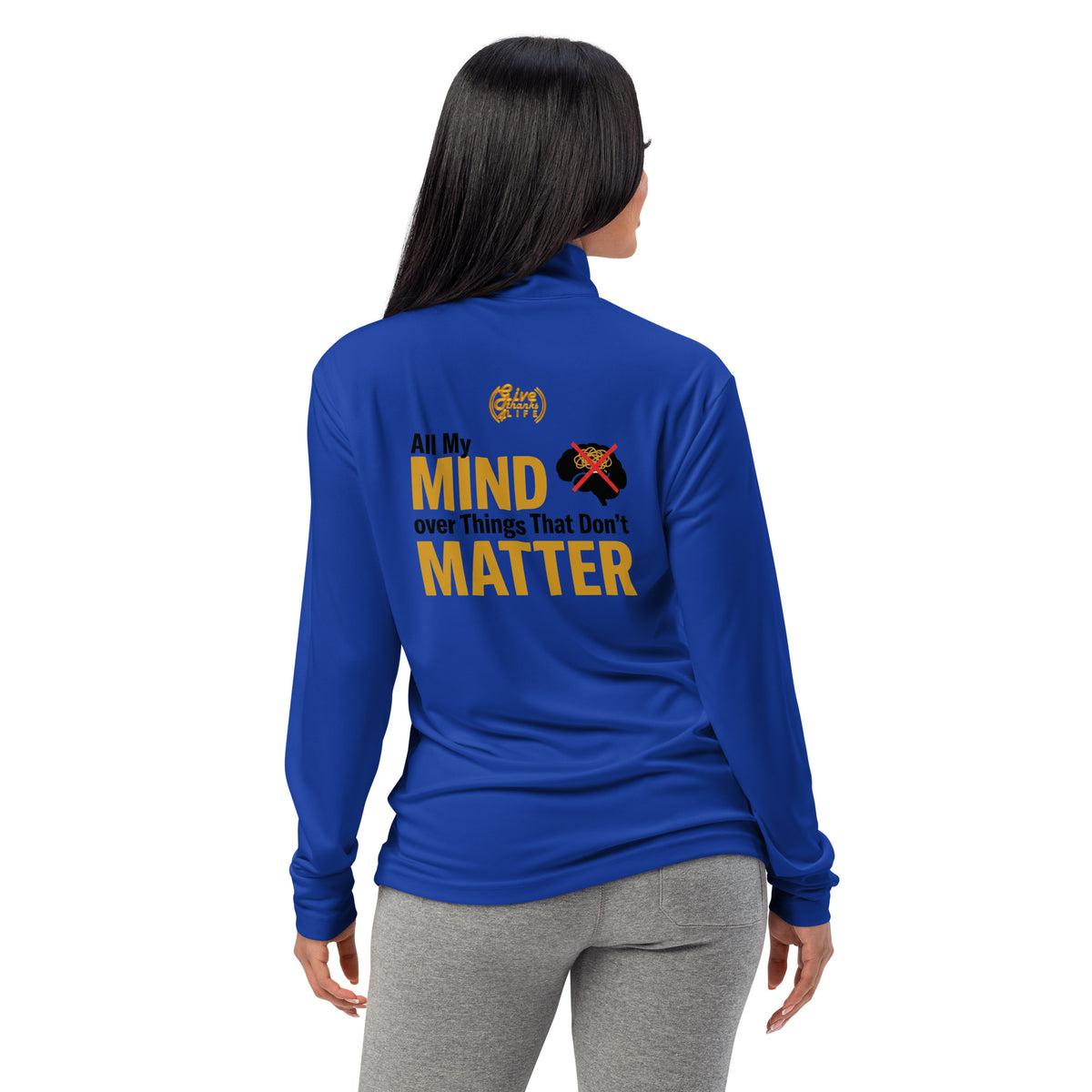 GT4L My Mind Lightweight Quarter-Zip Pullover, view 10
