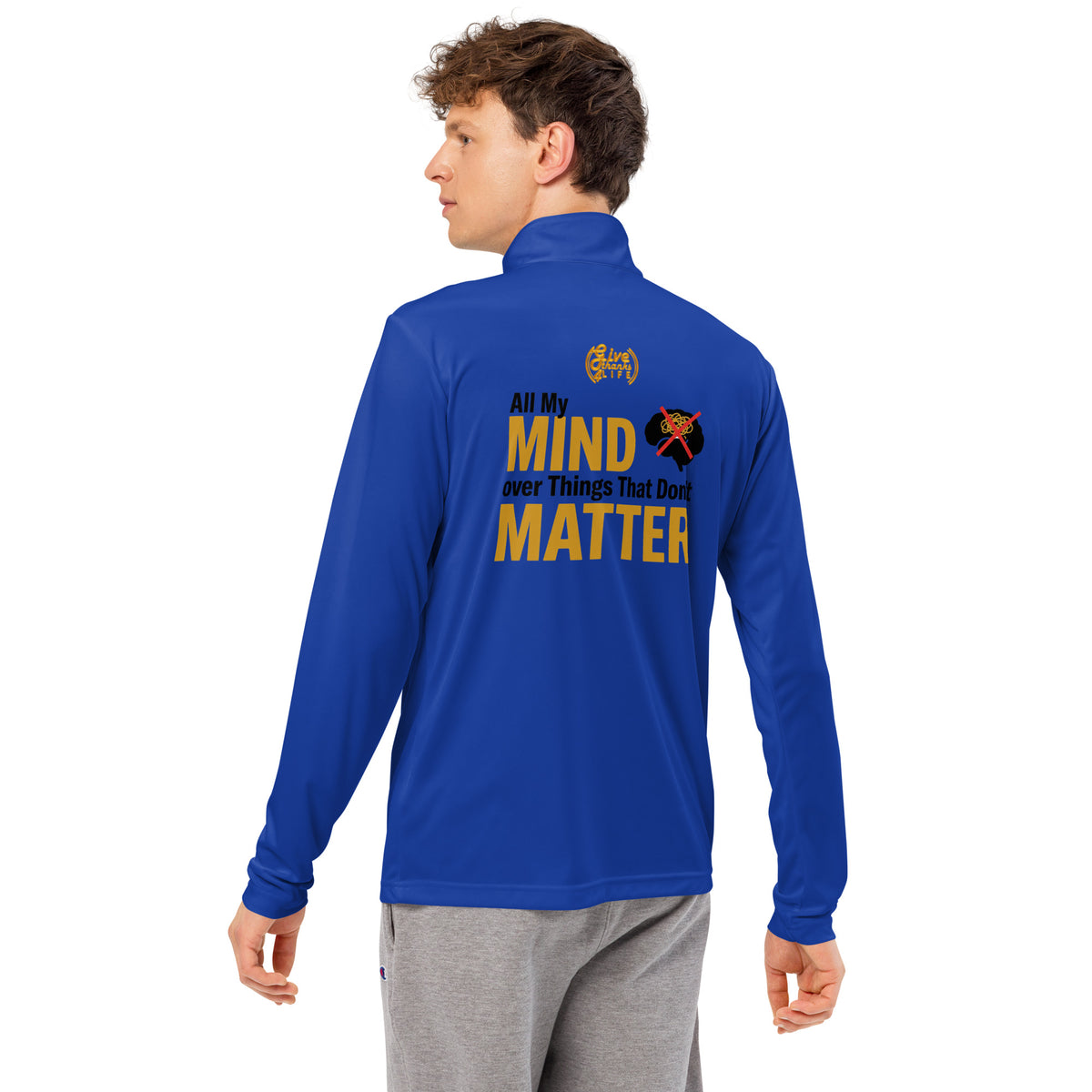 GT4L My Mind Lightweight Quarter-Zip Pullover, view 19
