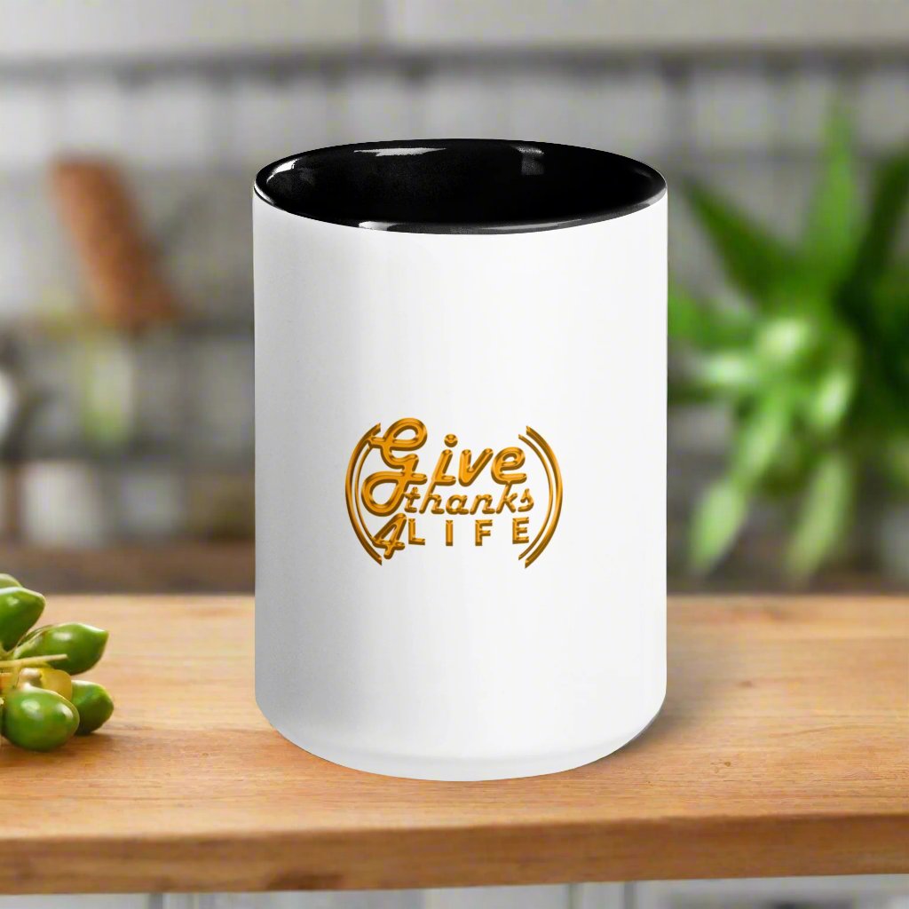 GT4L Ceramic Mug with Colour Inside, view 5