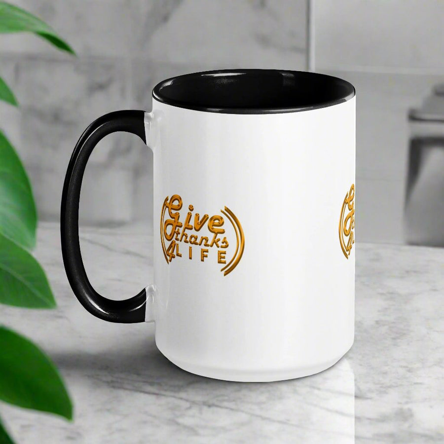 GT4L Ceramic Mug with Colour Inside, view 7