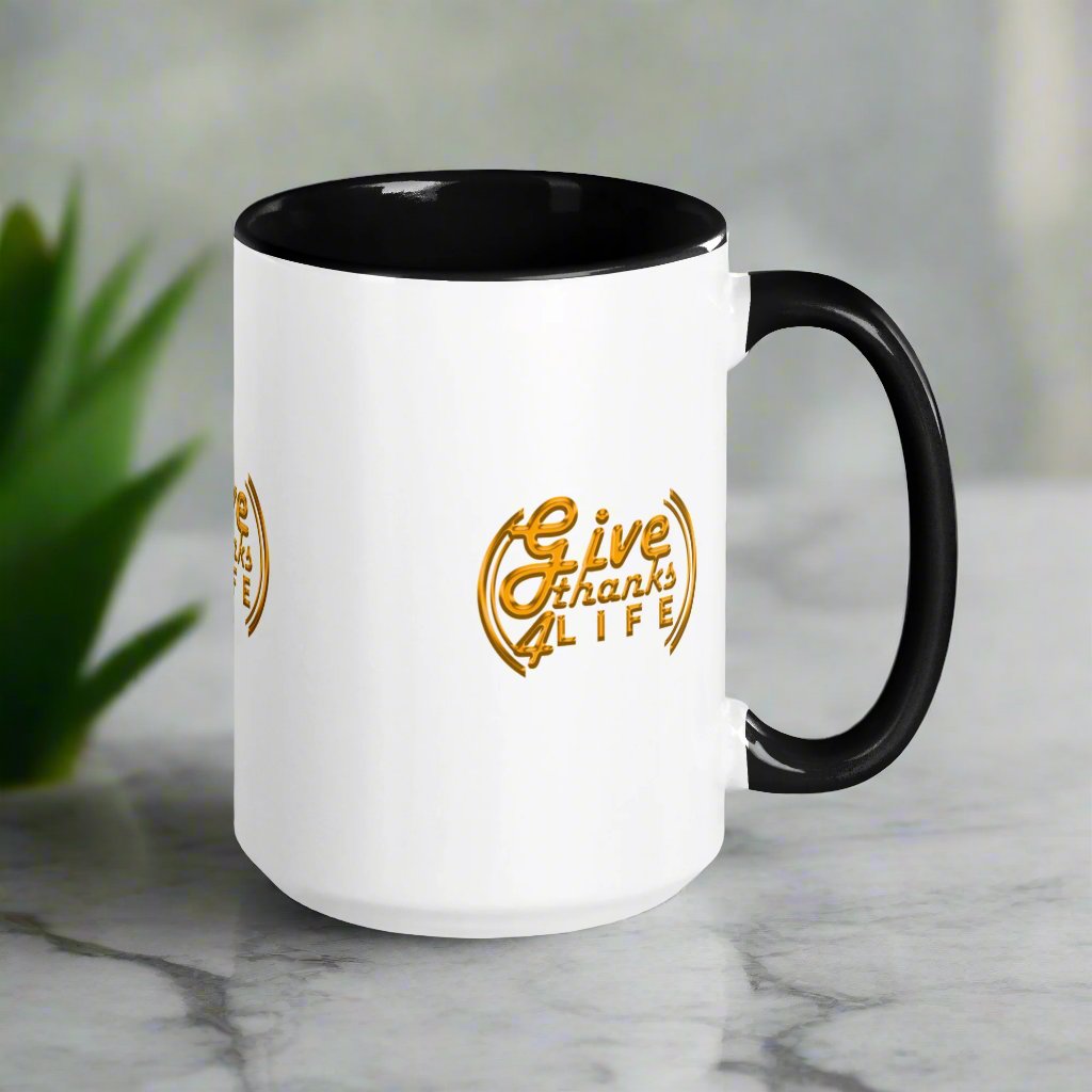 GT4L Ceramic Mug with Colour Inside, view 6
