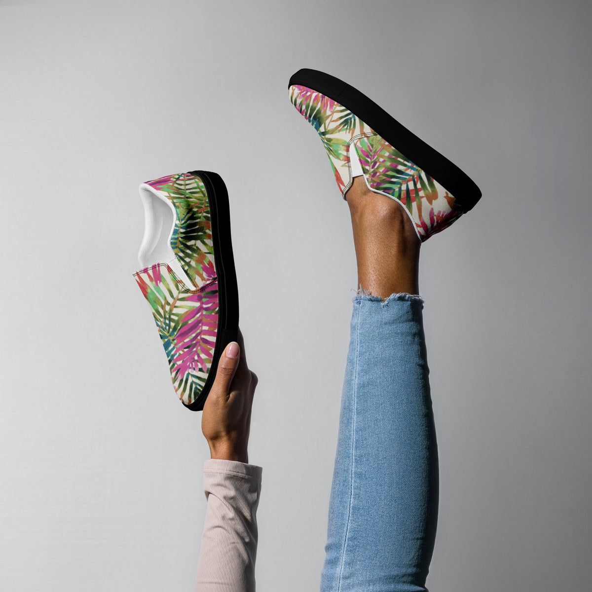 GT4L Women’s slip-on canvas shoes, view 5