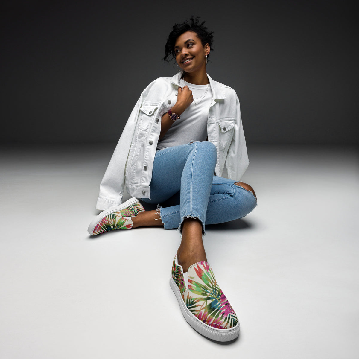 GT4L Women’s slip-on canvas shoes, view 9