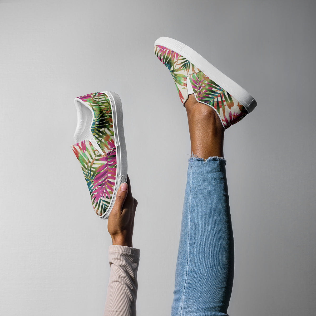 GT4L Women’s slip-on canvas shoes, view 4