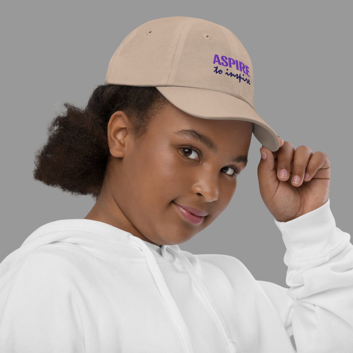 GT4L Aspire to Inspire Youth Baseball Cap, view 35