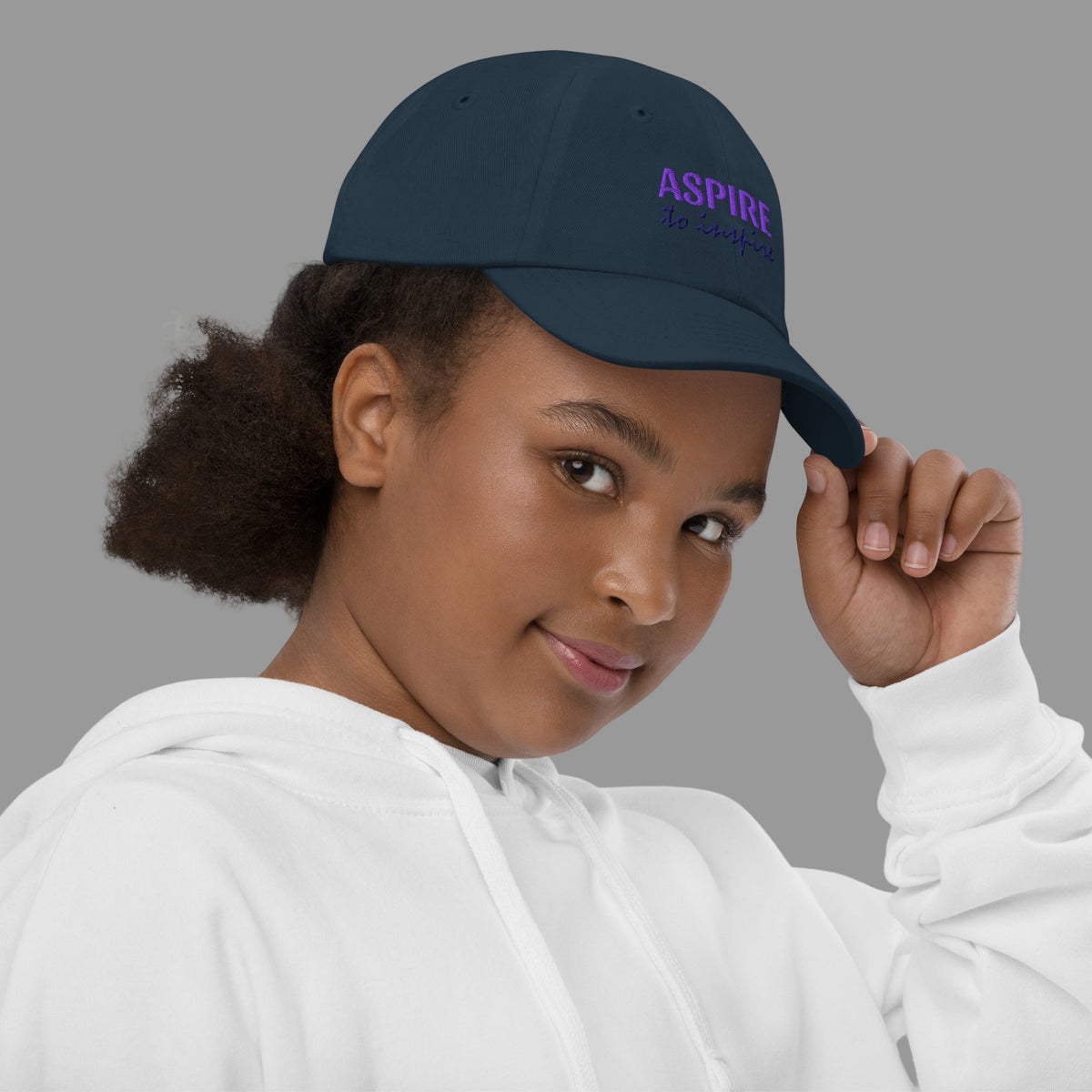 GT4L Aspire to Inspire Youth Baseball Cap, view 16
