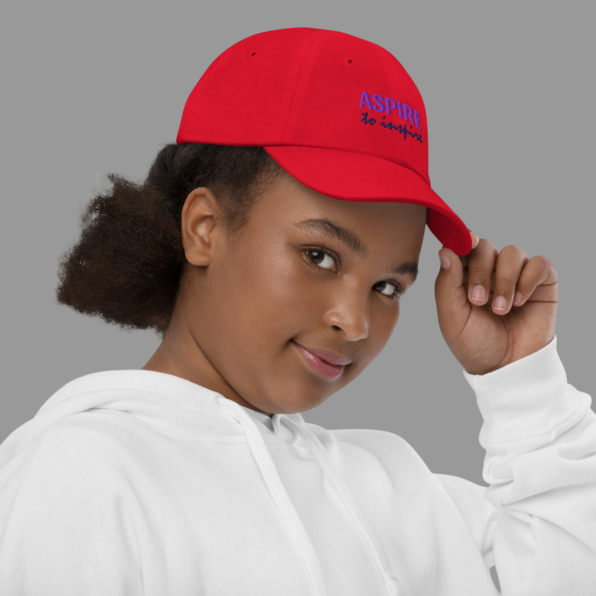 GT4L Aspire to Inspire Youth Baseball Cap, view 19