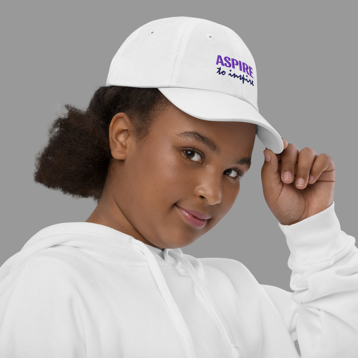 GT4L Aspire to Inspire Youth Baseball Cap, view 43