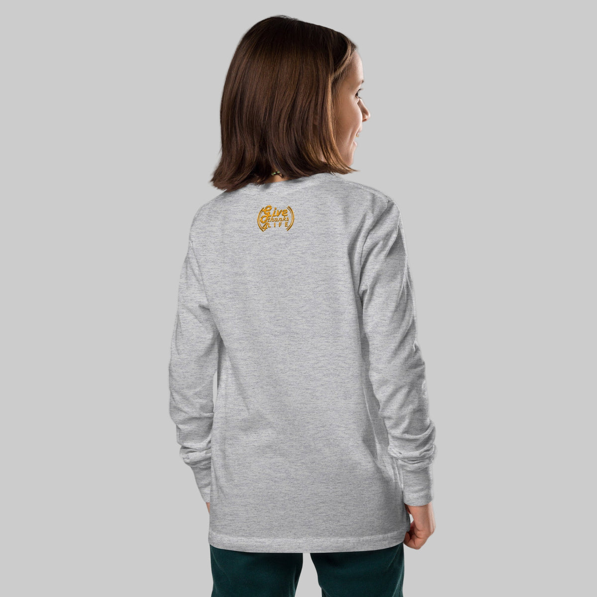 GT4L Fun Youth Long Sleeve "smiley face" Tee, view 26