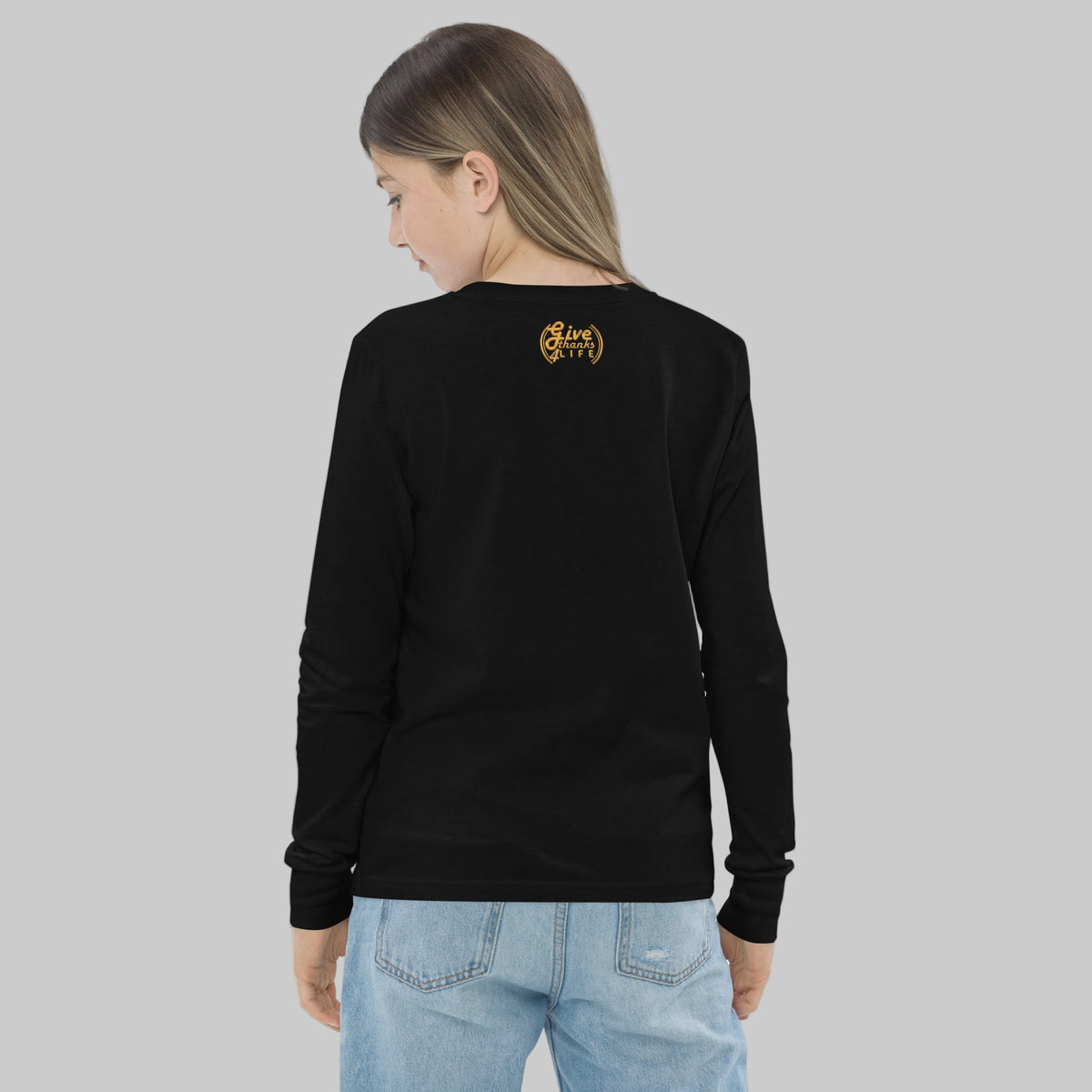 GT4L Fun Youth Long Sleeve "smiley face" Tee, view 13