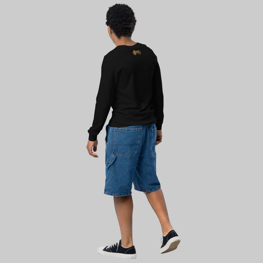 GT4L Fun Youth Long Sleeve "smiley face" Tee, view 5